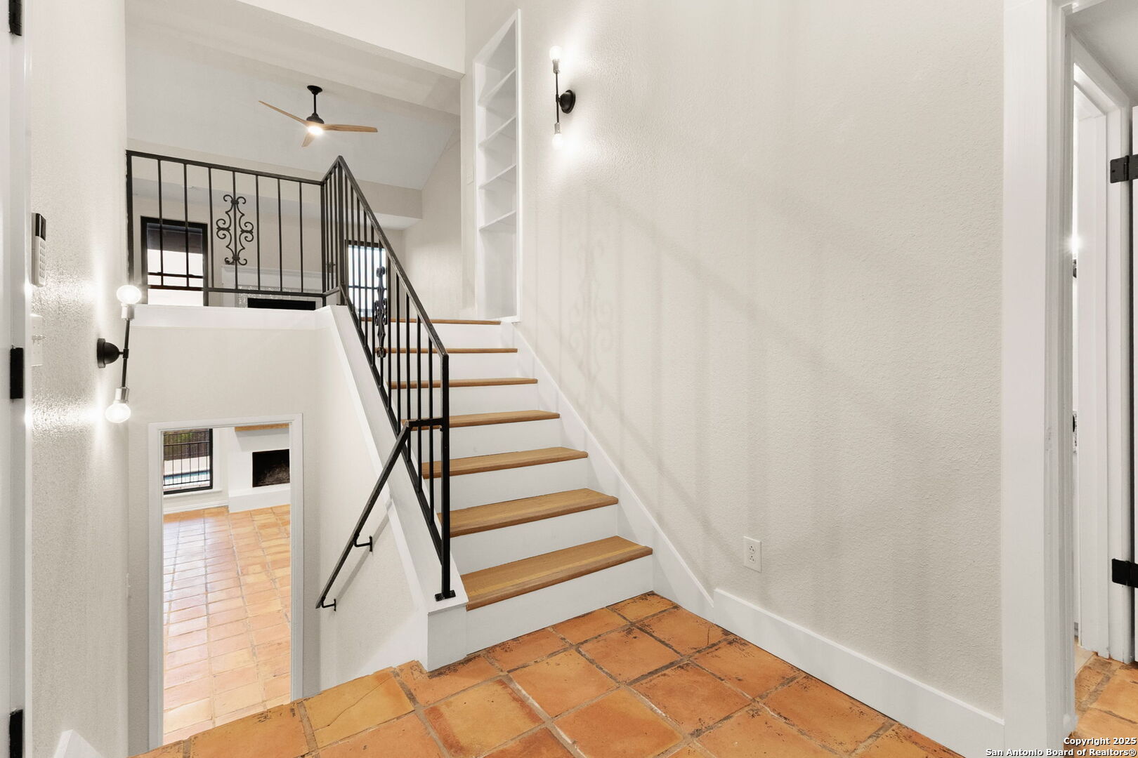 835 Fredericksburg Road New Braunfels, TX 78130 - Photo 8 of 56 a view of entryway and hall with wooden floor