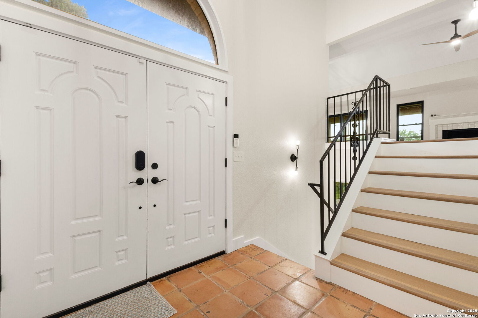 835 Fredericksburg Road New Braunfels, TX 78130 - Photo 9 of 56 a view of entryway with wooden floor