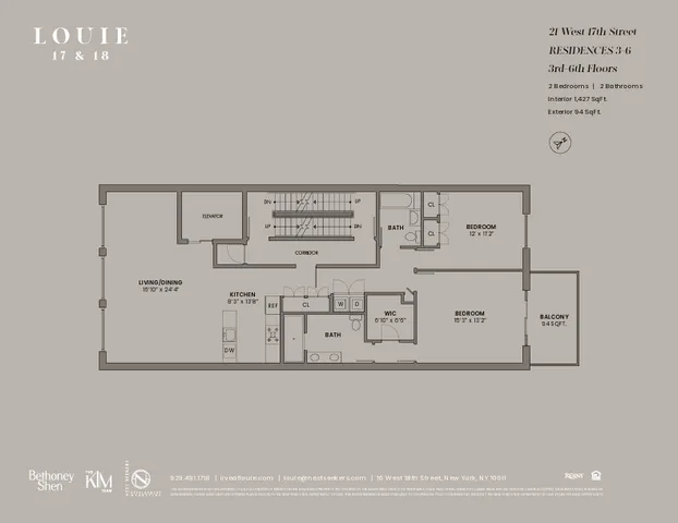 $2,995,000 | 21 West 17th Street, Unit 5 | Flatiron