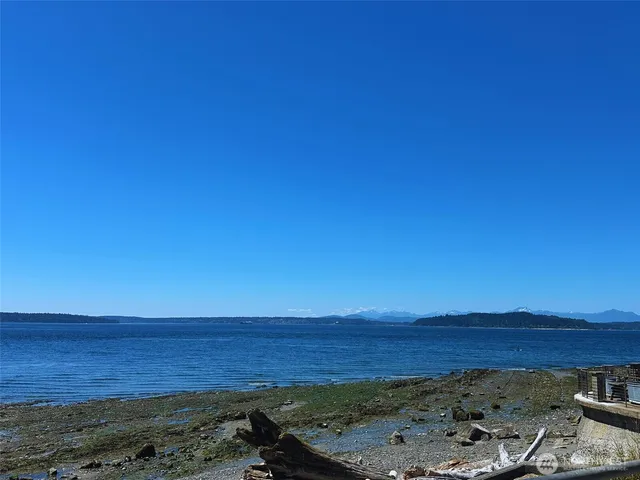 a view of an ocean beach