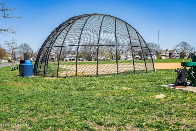 a view of terrace with seating space