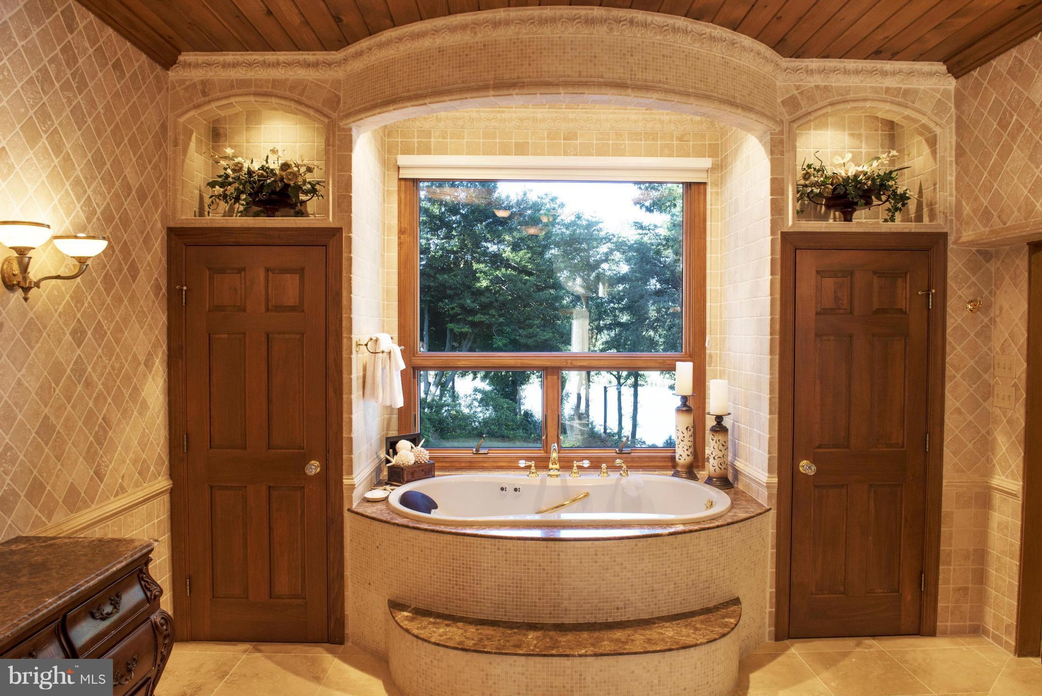1822 Hatfield Road Huntingtown, MD 20639 - Photo 20 of 27 a view of swimming pool from a bathroom