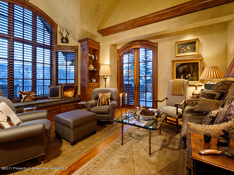 142 Wrights Road Aspen, CO 81612 - Photo 16 of 33 a living room with furniture and a window