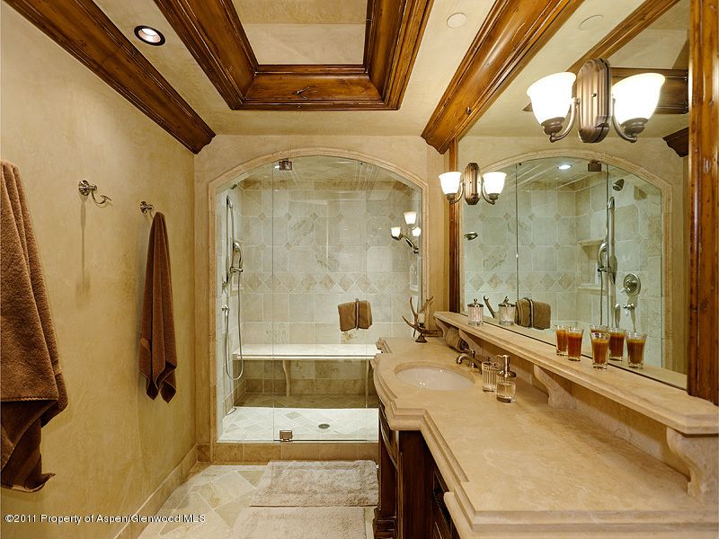 142 Wrights Road Aspen, CO 81612 - Photo 25 of 33 a bathroom with double vanity and a shower