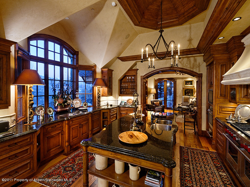 142 Wrights Road Aspen, CO 81612 - Photo 9 of 33 a very nice looking dining room with furniture and chandelier