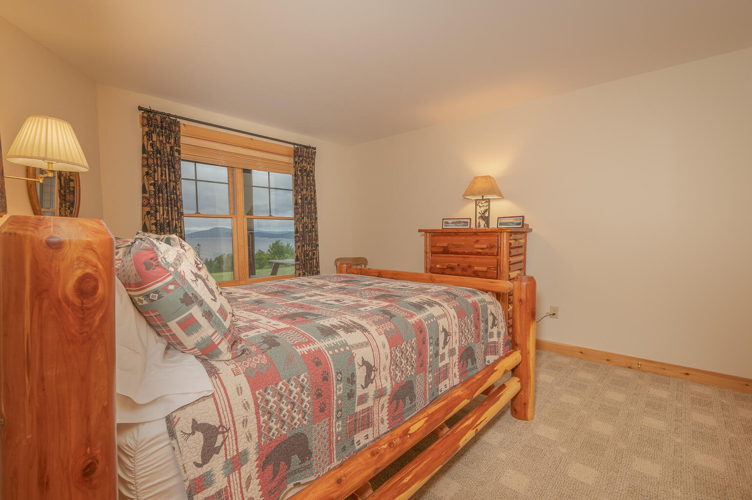 26 Whip Willow Farm Road, Unit 10 Rangeley, ME 04970 - Photo 23 of 35 Lower level guest bedroom