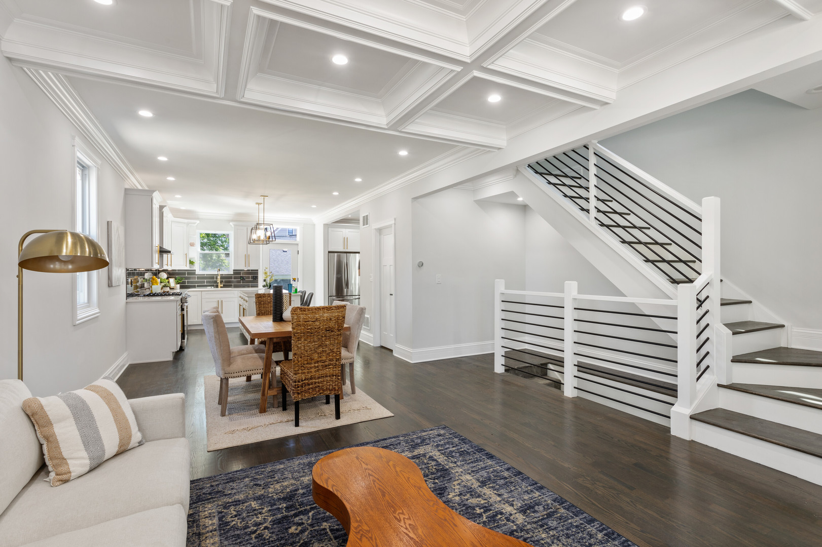 2743 North Ridgeway Avenue Chicago, IL 60647 - Photo 4 of 33 a living room with furniture and a rug