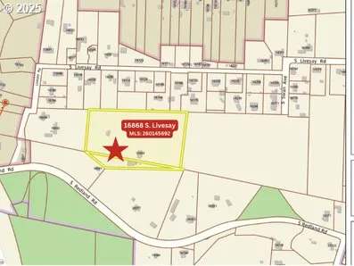 a view of lake with green space