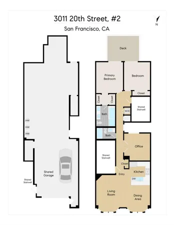 $1,395,000 | 3011 20th Street, Unit 2, San Francisco, CA 94110