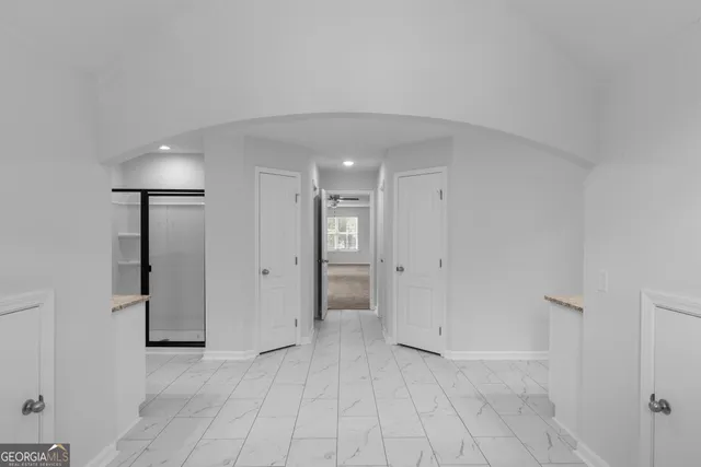 a view of an empty room