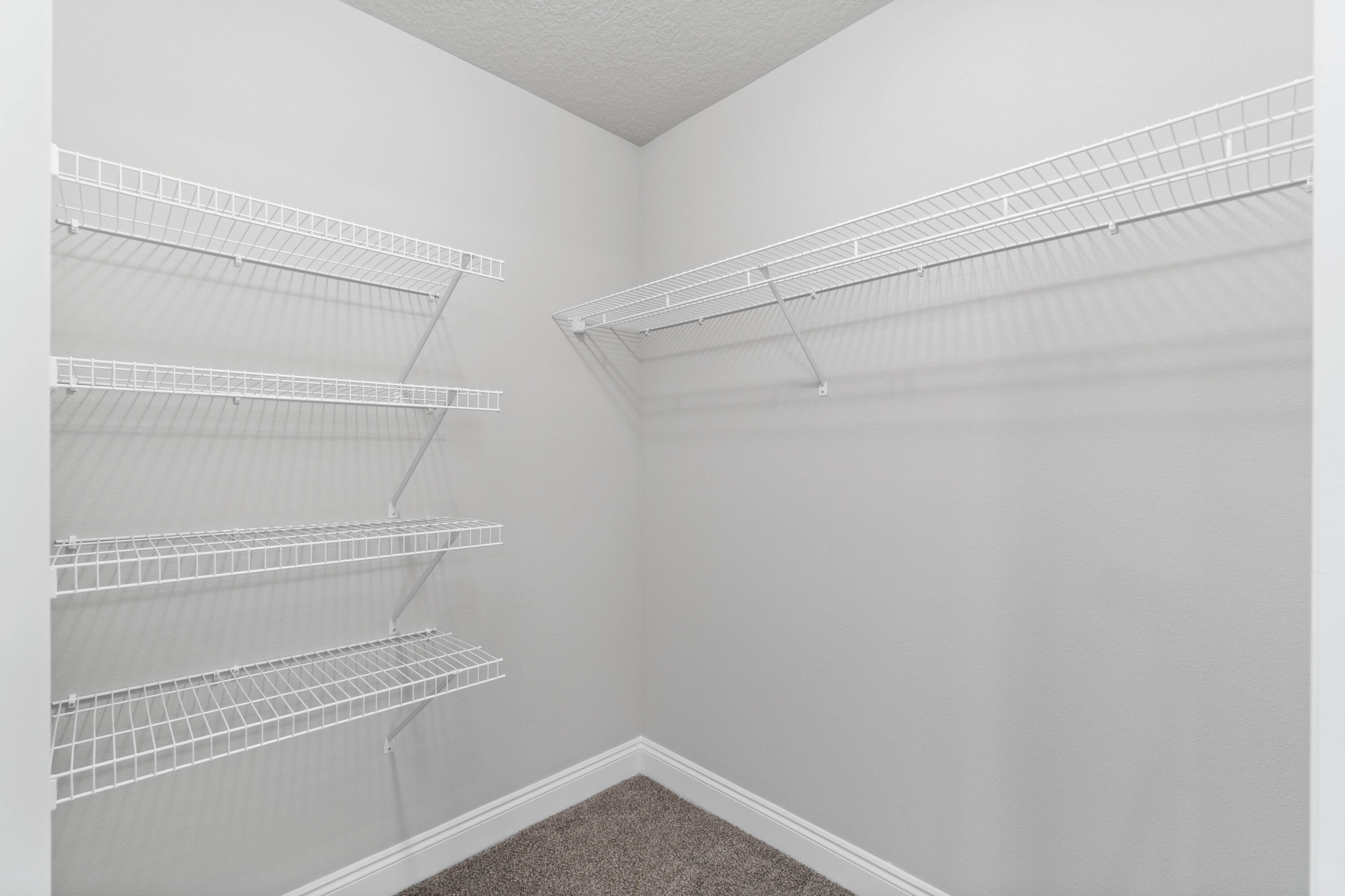 3548 Bob Tolbert Road Navarre, FL 32566 - Photo 28 of 47 a view of walk in closet with empty racks