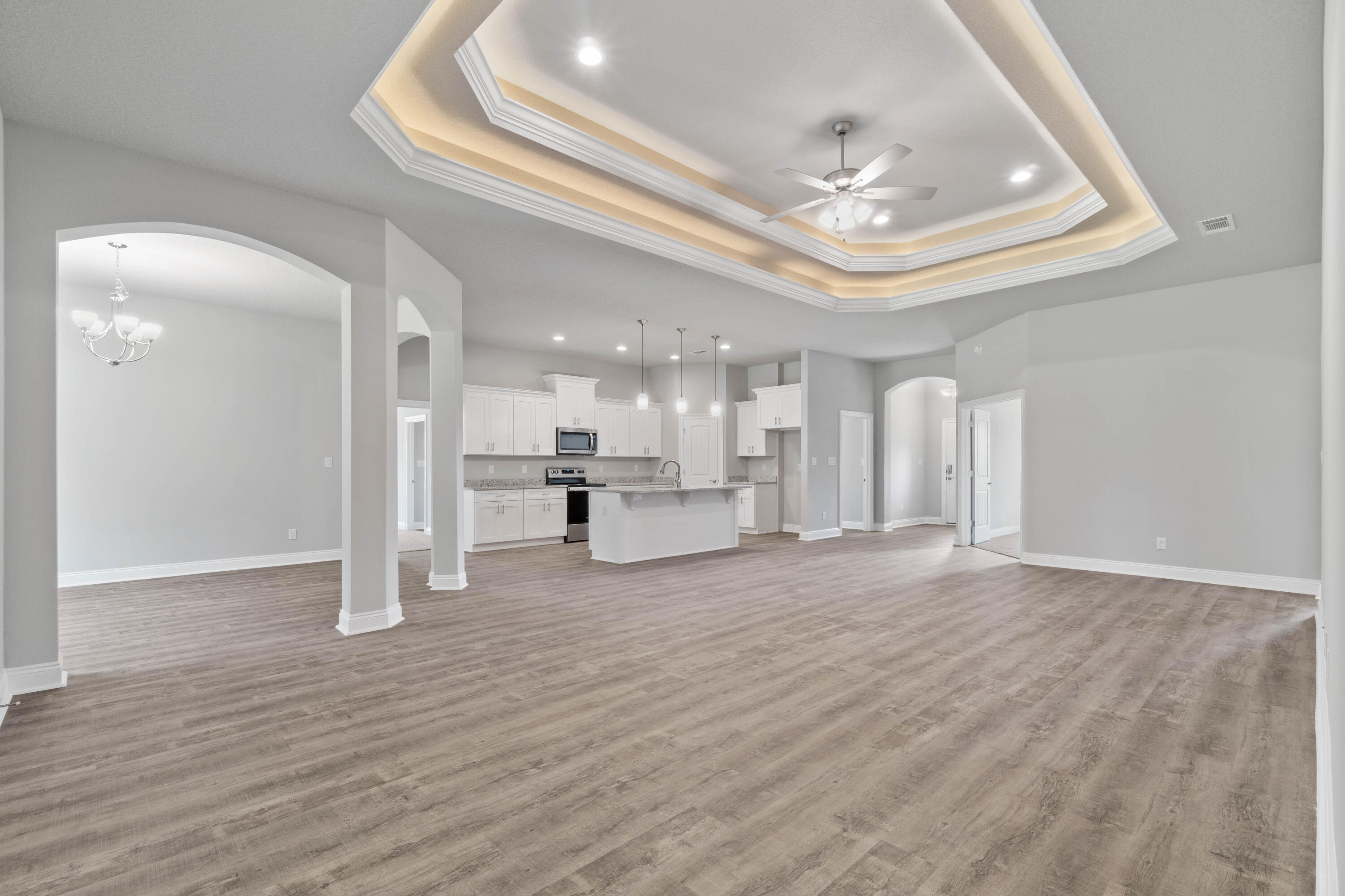 3548 Bob Tolbert Road Navarre, FL 32566 - Photo 8 of 47 a view of an empty room and kitchen view