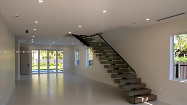 a view of entryway with stairs