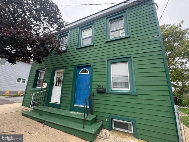a front view of a house with entryway