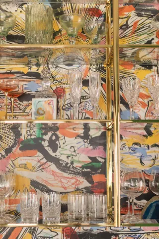 a bathroom with a toilet and a sink