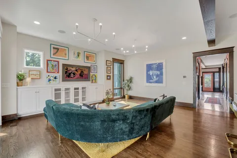 a picture of a bathroom with a sink and a mirror
