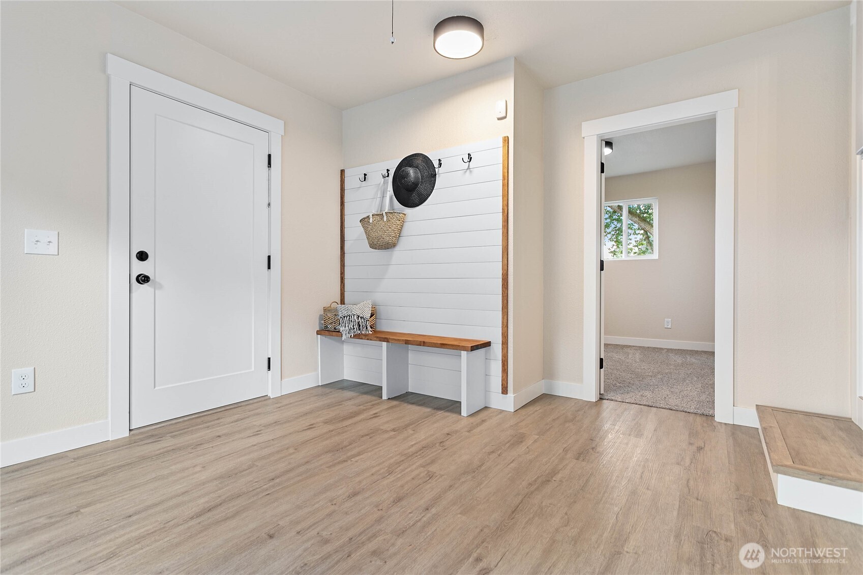 306 West Pole Road Lynden, WA 98264 - Photo 20 of 25 wooden floor in an empty room with a window