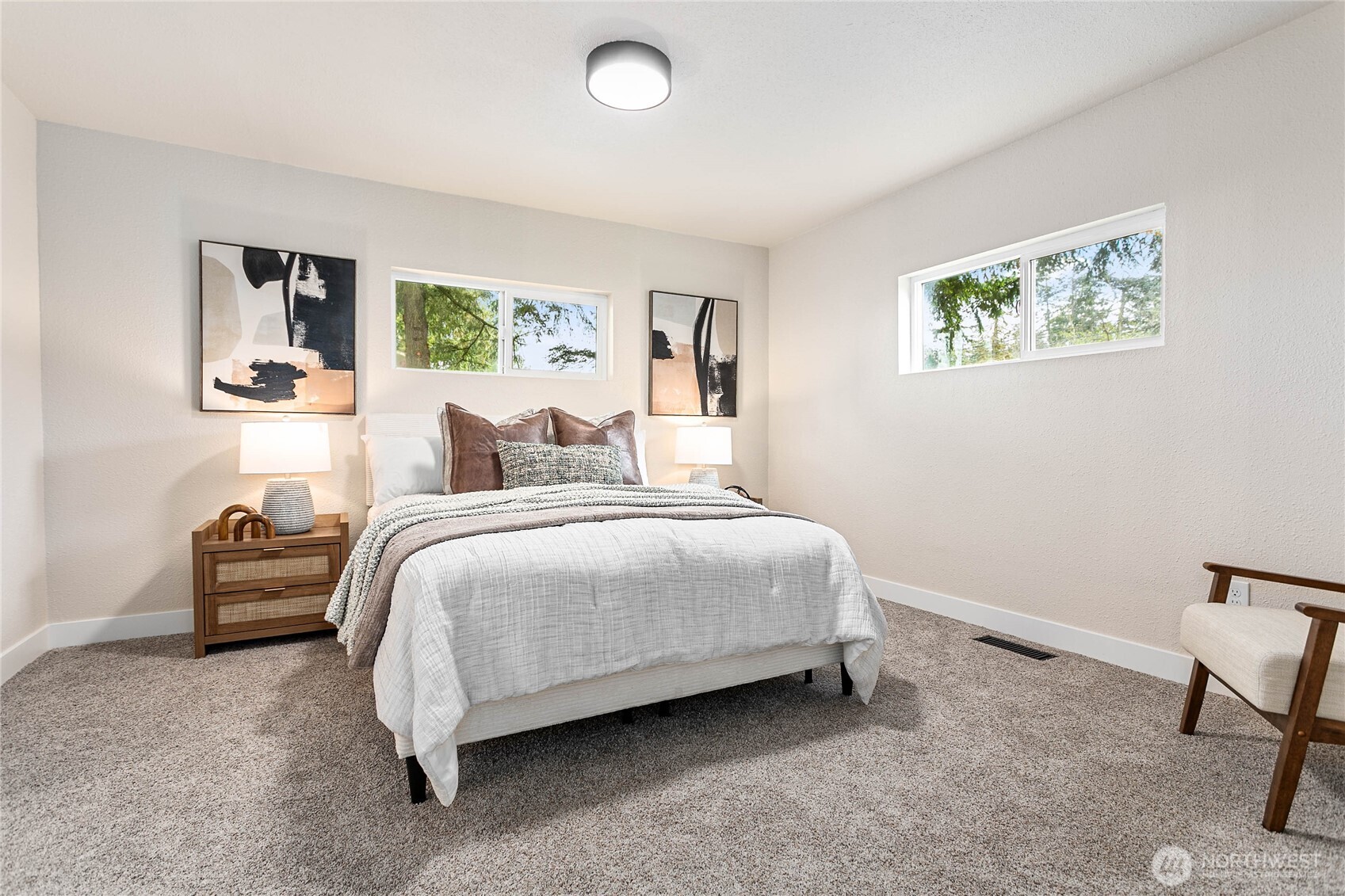 306 West Pole Road Lynden, WA 98264 - Photo 10 of 25 a bedroom with a bed and a window
