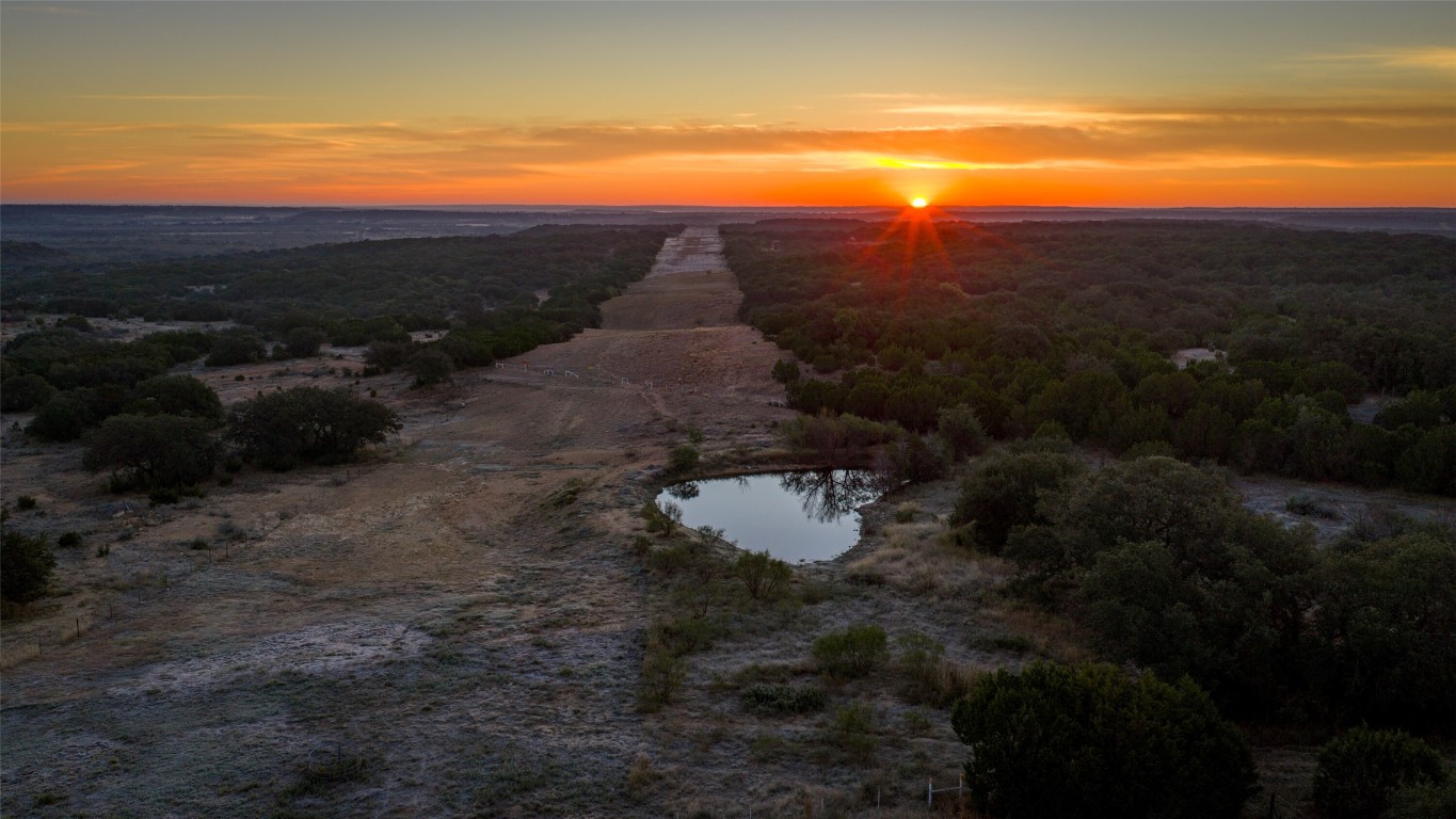 532 County Road 468 Rochelle, TX 76872 - Photo 17 of 39 Aerial view at dusk of a water view