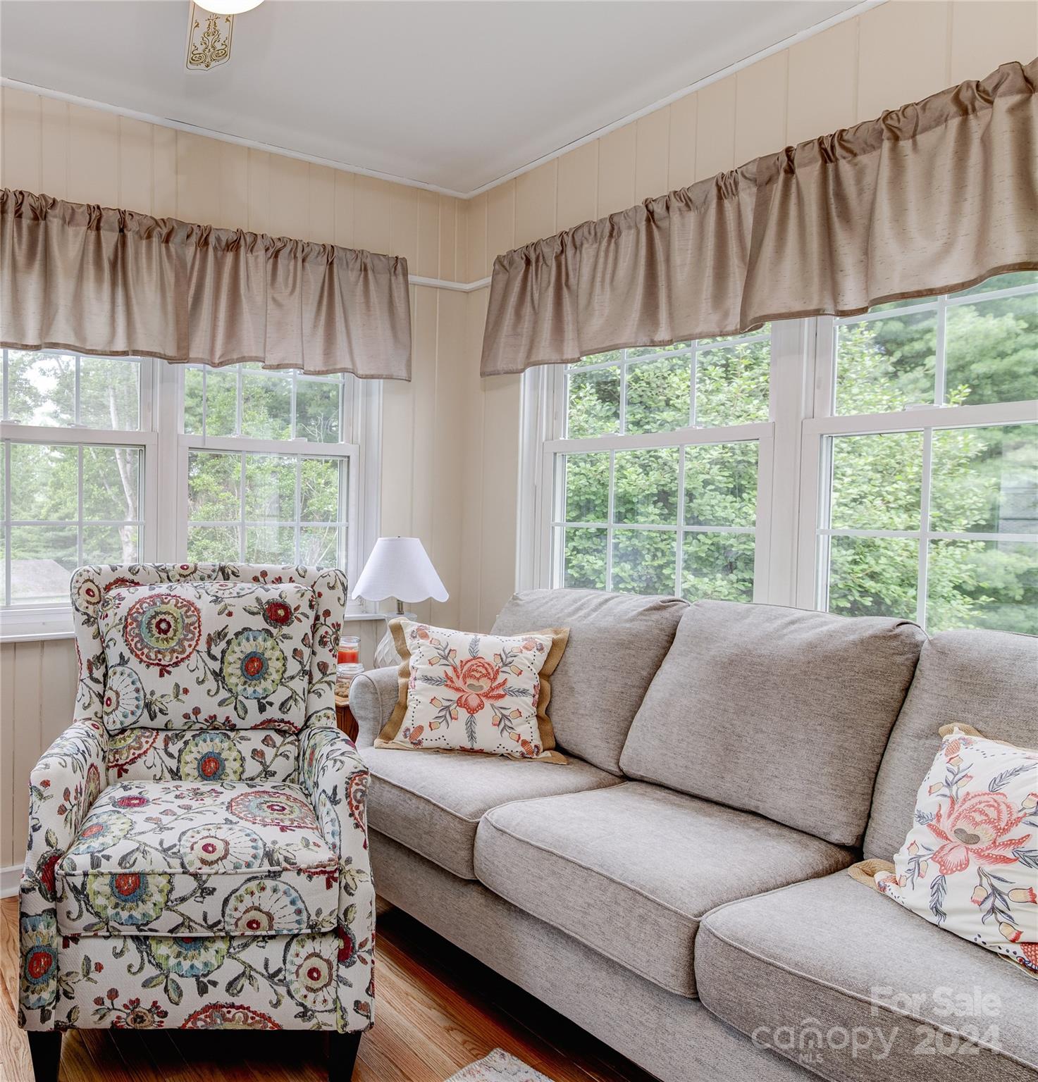 155 Arthur Road Asheville, NC 28806 - Photo 10 of 29 a living room with furniture and a large window