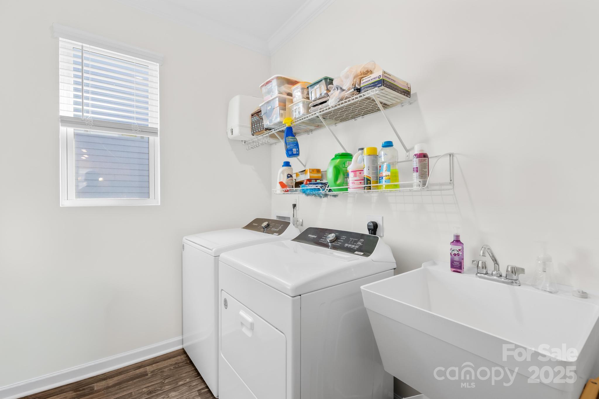 128 West Neel Ranch Road Mooresville, NC 28115 - Photo 10 of 27 a utility room with dryer and washer