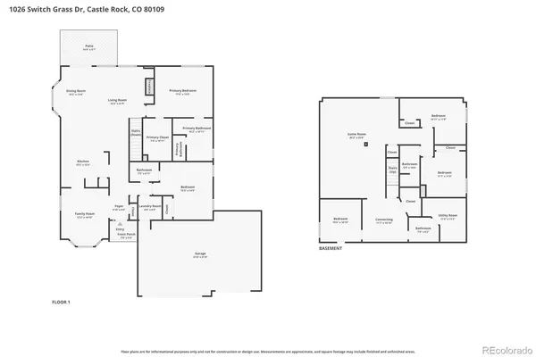 $740,000 | 1026 Switch Grass Drive, Castle Rock, CO 80109