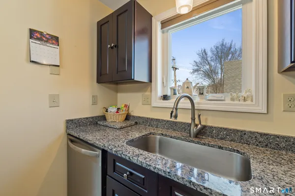a close view of sink and tap