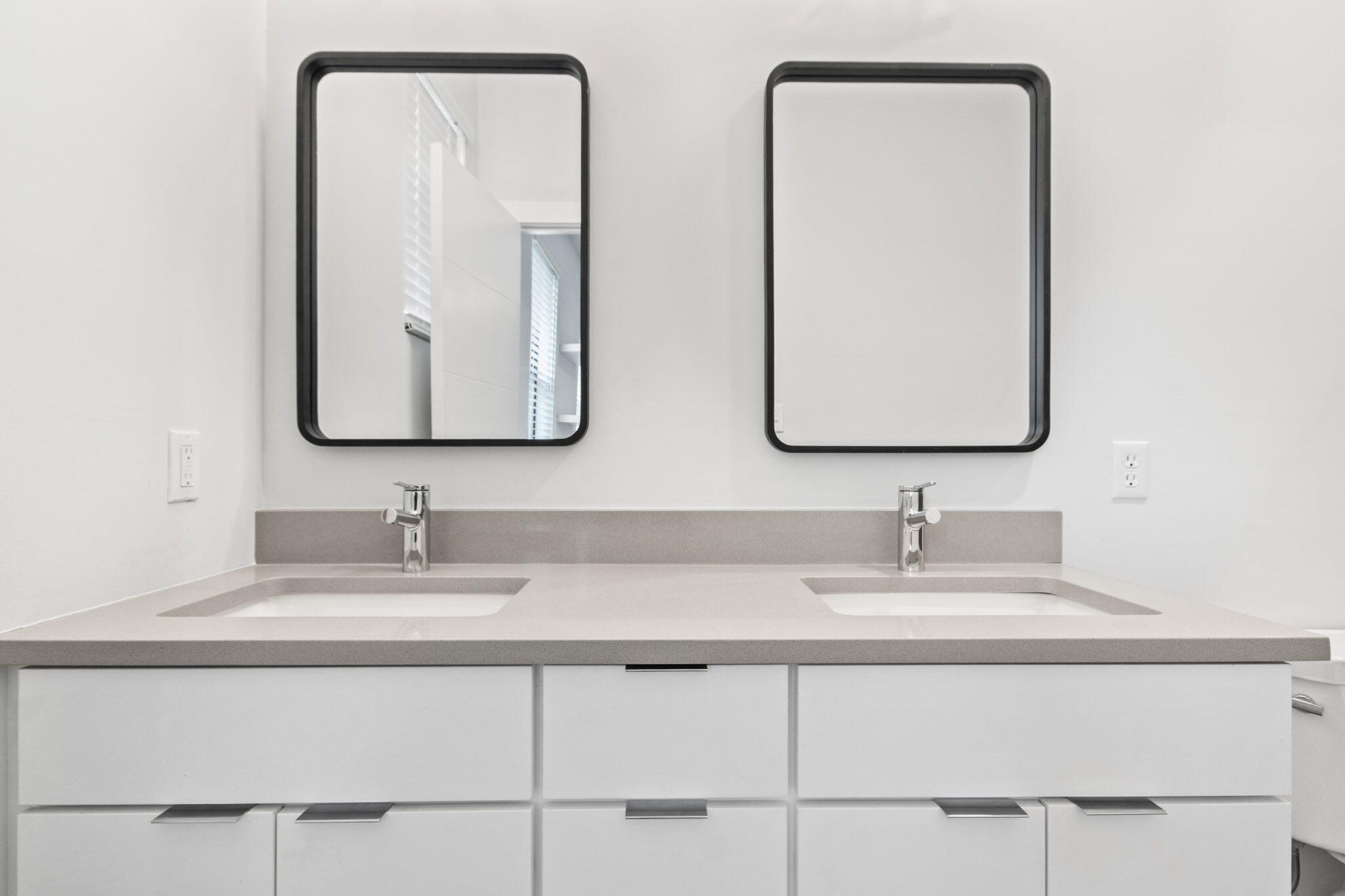 255 Nomo Place Crown Point, IN 46307 - Photo 42 of 83 a bathroom with double vanity sinks and a mirror