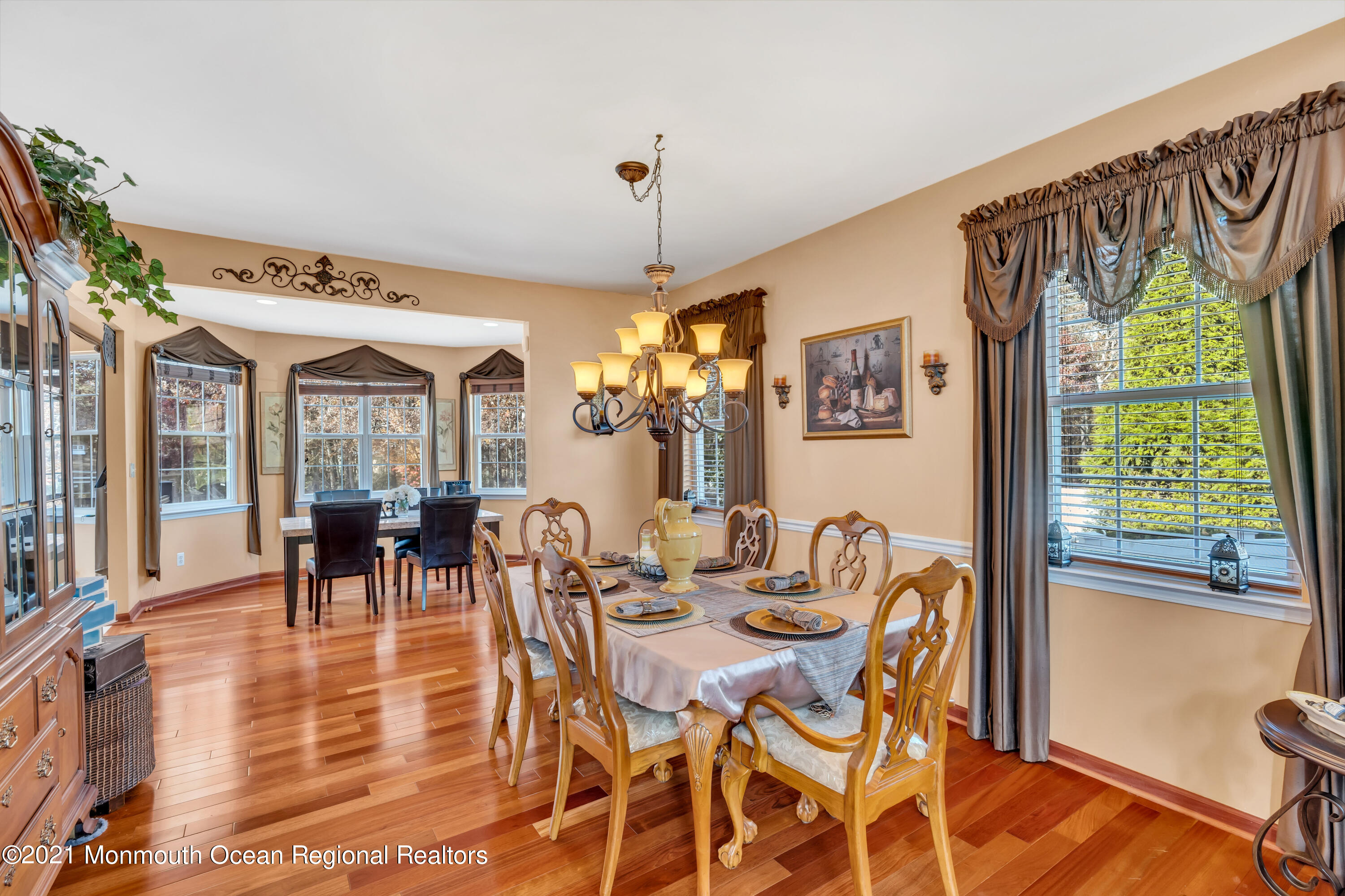 36 Woods Edge Drive Jackson, NJ 08527 - Photo 16 of 85 a view of a dining room with furniture window and outside view