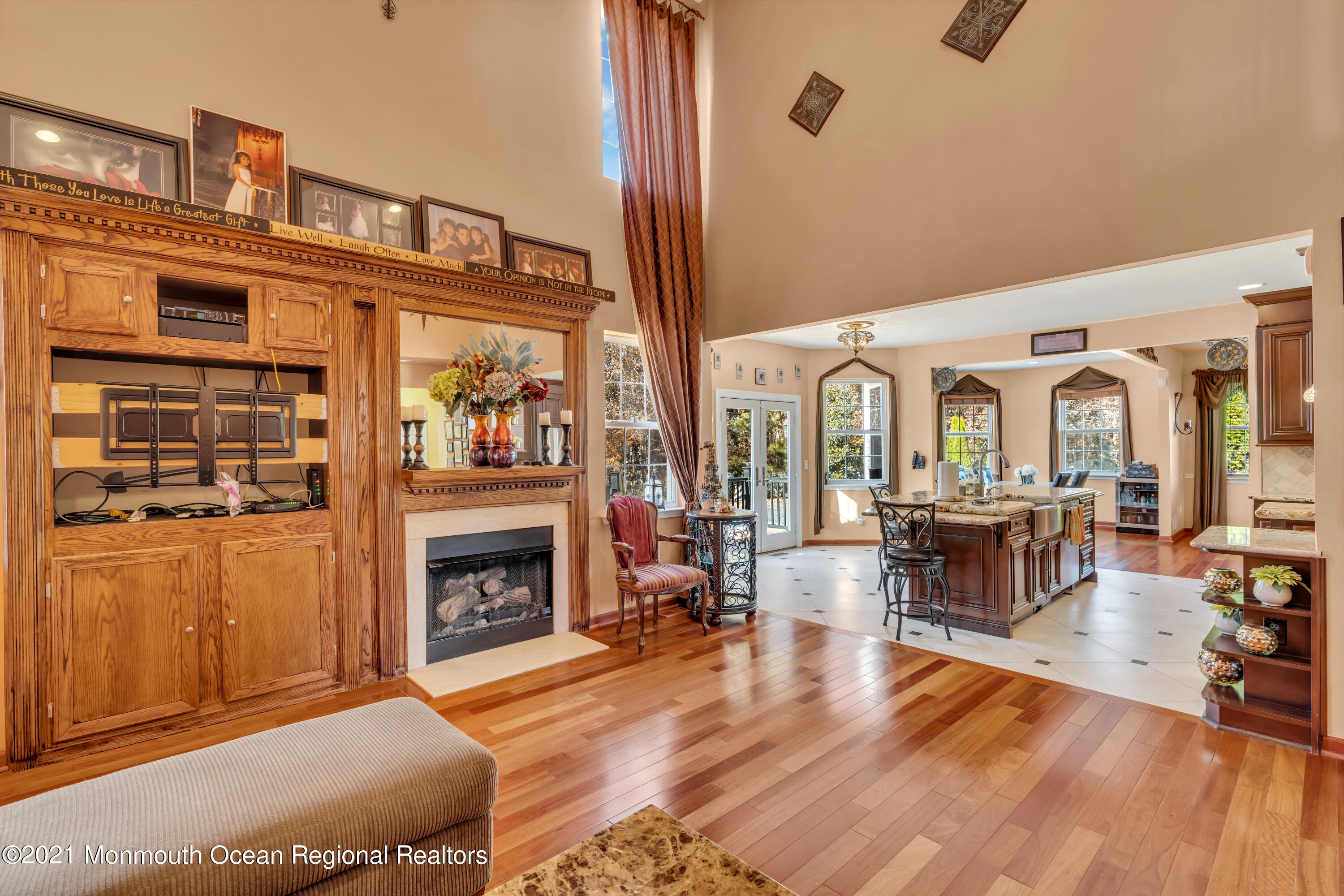 36 Woods Edge Drive Jackson, NJ 08527 - Photo 35 of 85 a living room with furniture a fireplace and wooden floor