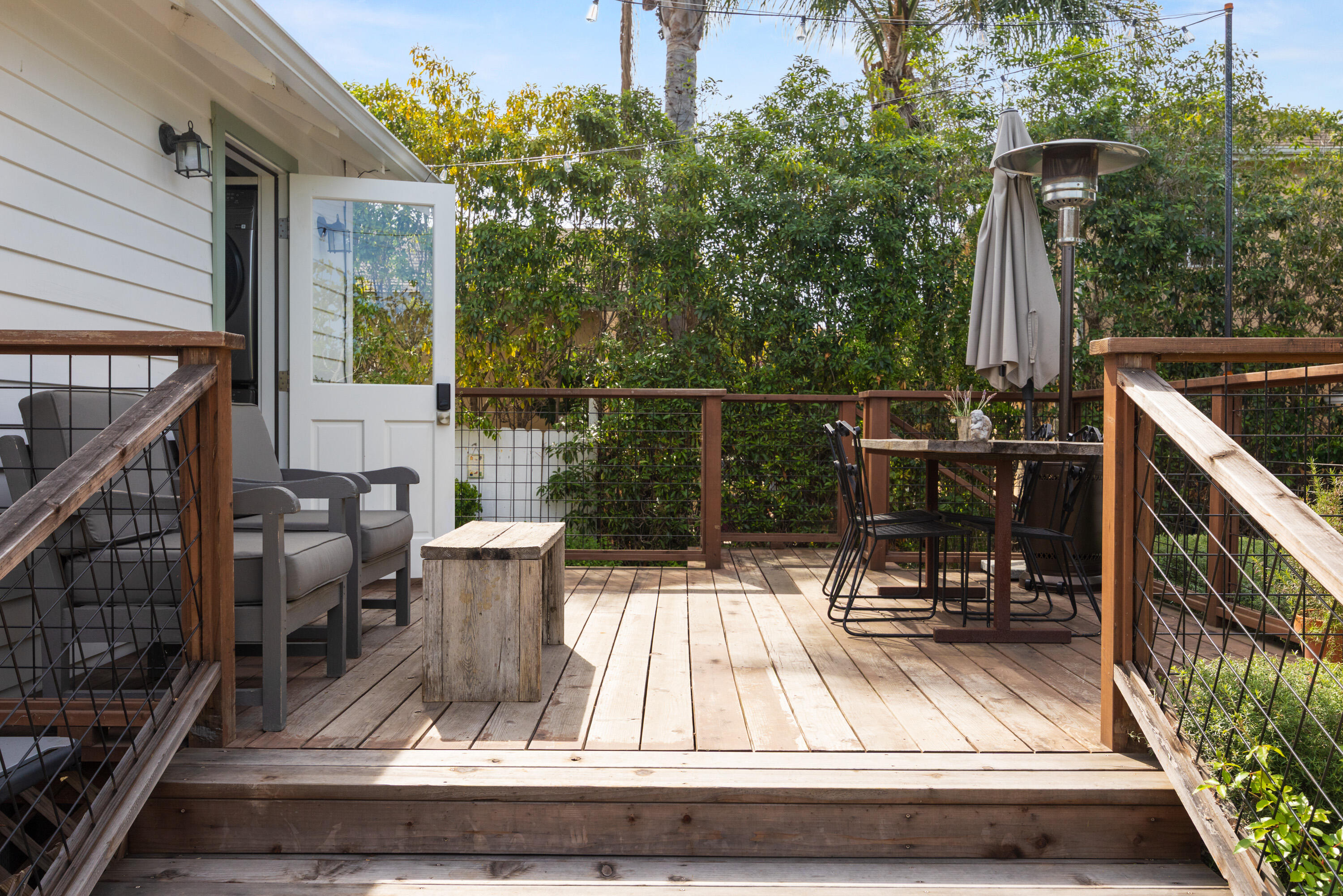 321 North Soledad Street Santa Barbara, CA 93103 - Photo 16 of 25 a view of roof deck with chair and tables