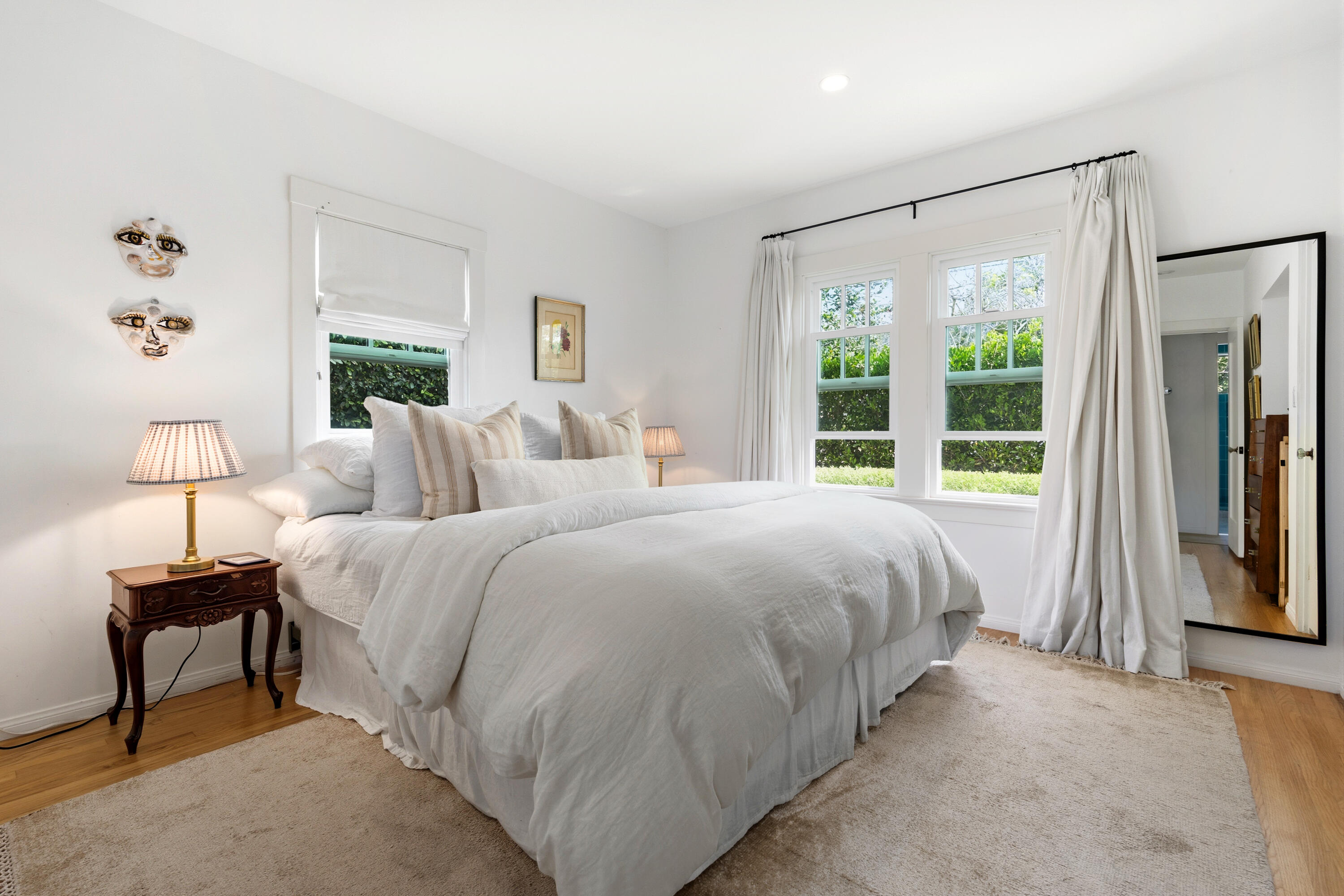 321 North Soledad Street Santa Barbara, CA 93103 - Photo 23 of 25 a spacious bedroom with a bed and a window