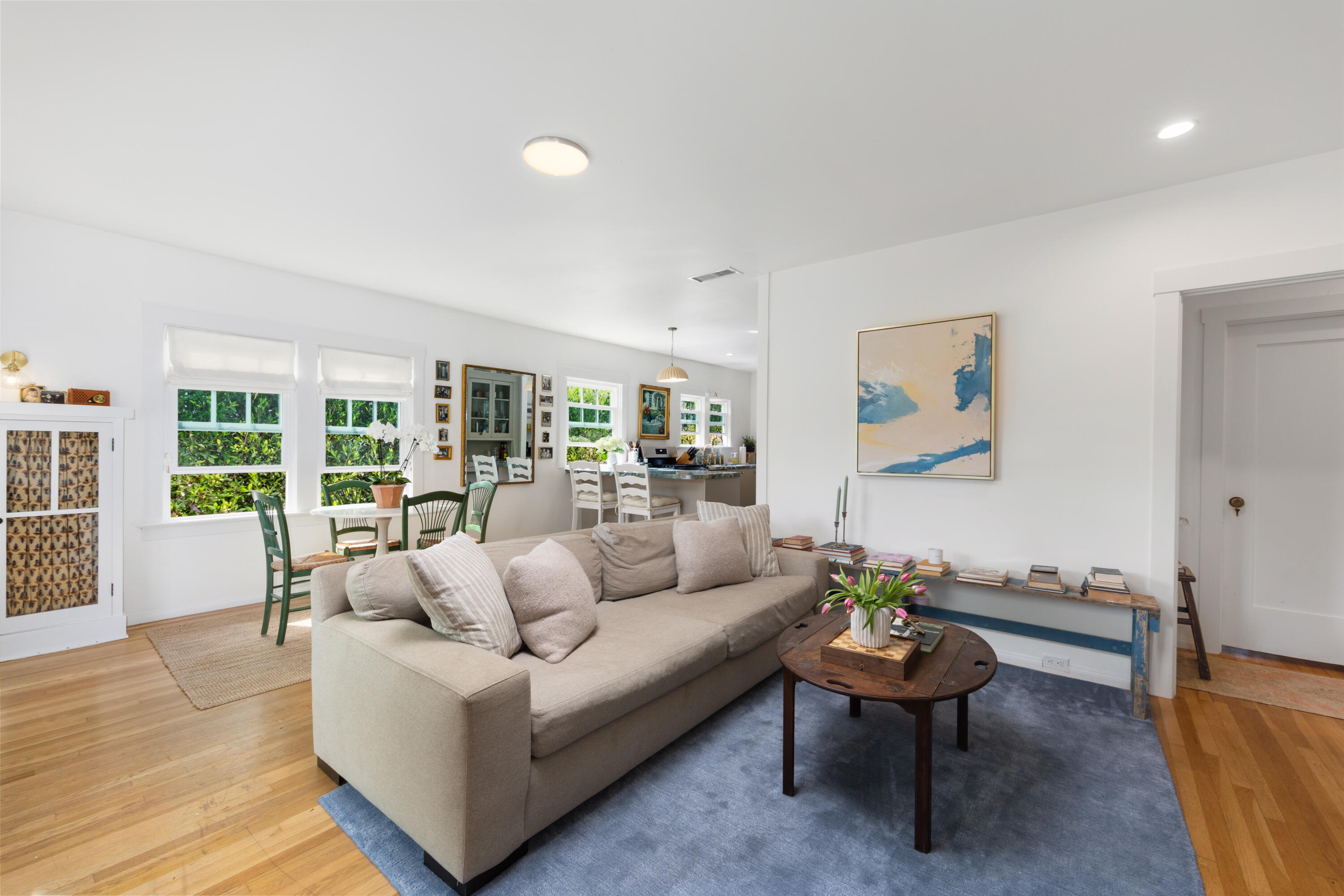 321 North Soledad Street Santa Barbara, CA 93103 - Photo 5 of 25 a living room with furniture and a large window