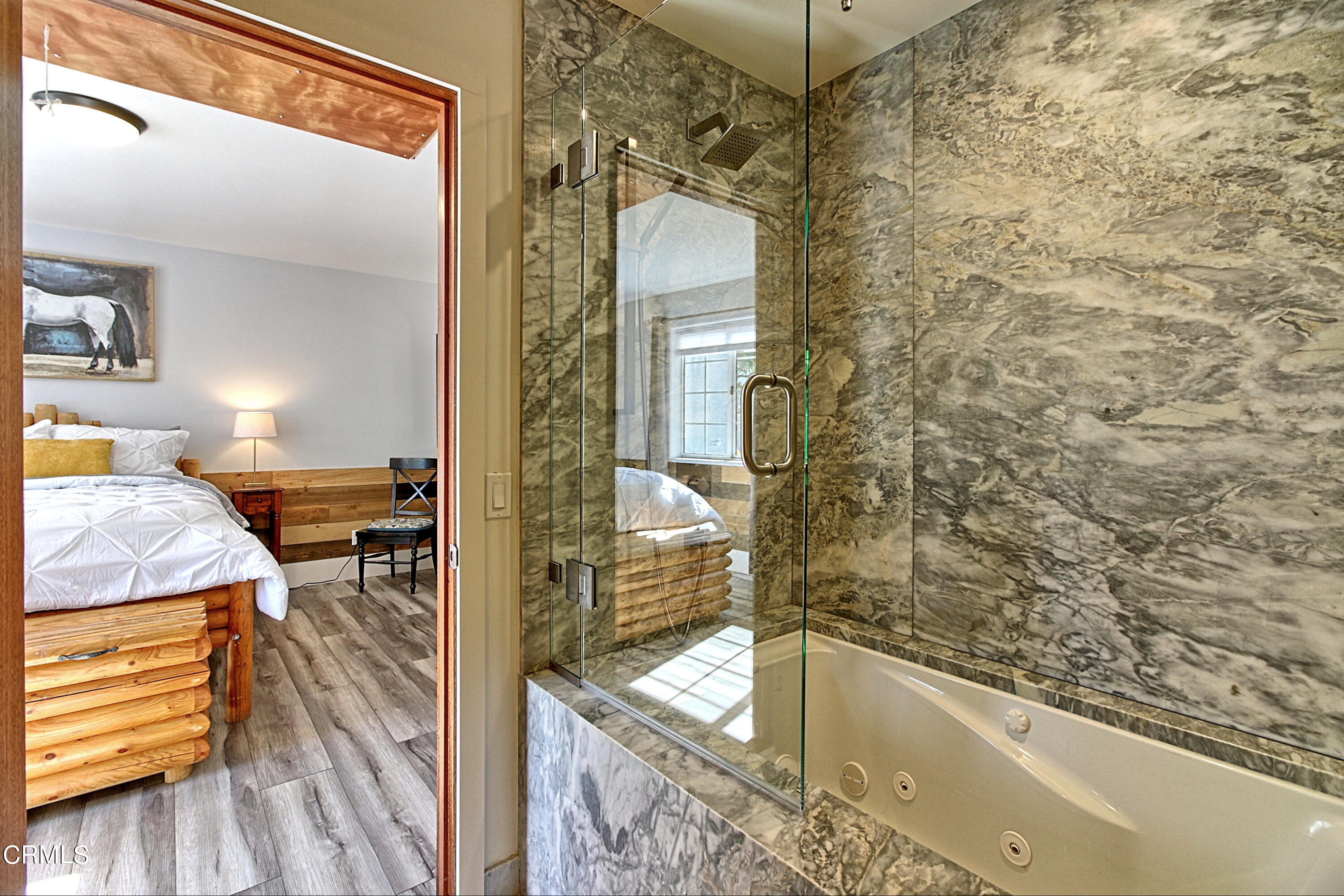 1159 Spring Street Oak View, CA 93022 - Photo 14 of 38 a bathroom with a tub and shower