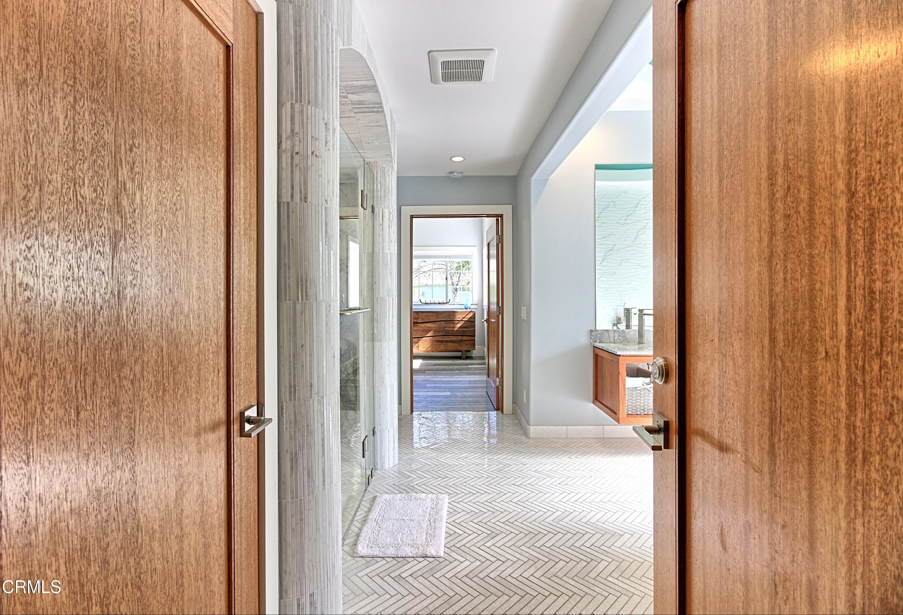 1159 Spring Street Oak View, CA 93022 - Photo 8 of 38 a view of a bathroom from a hallway