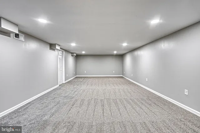 an aerial view of a house having yard