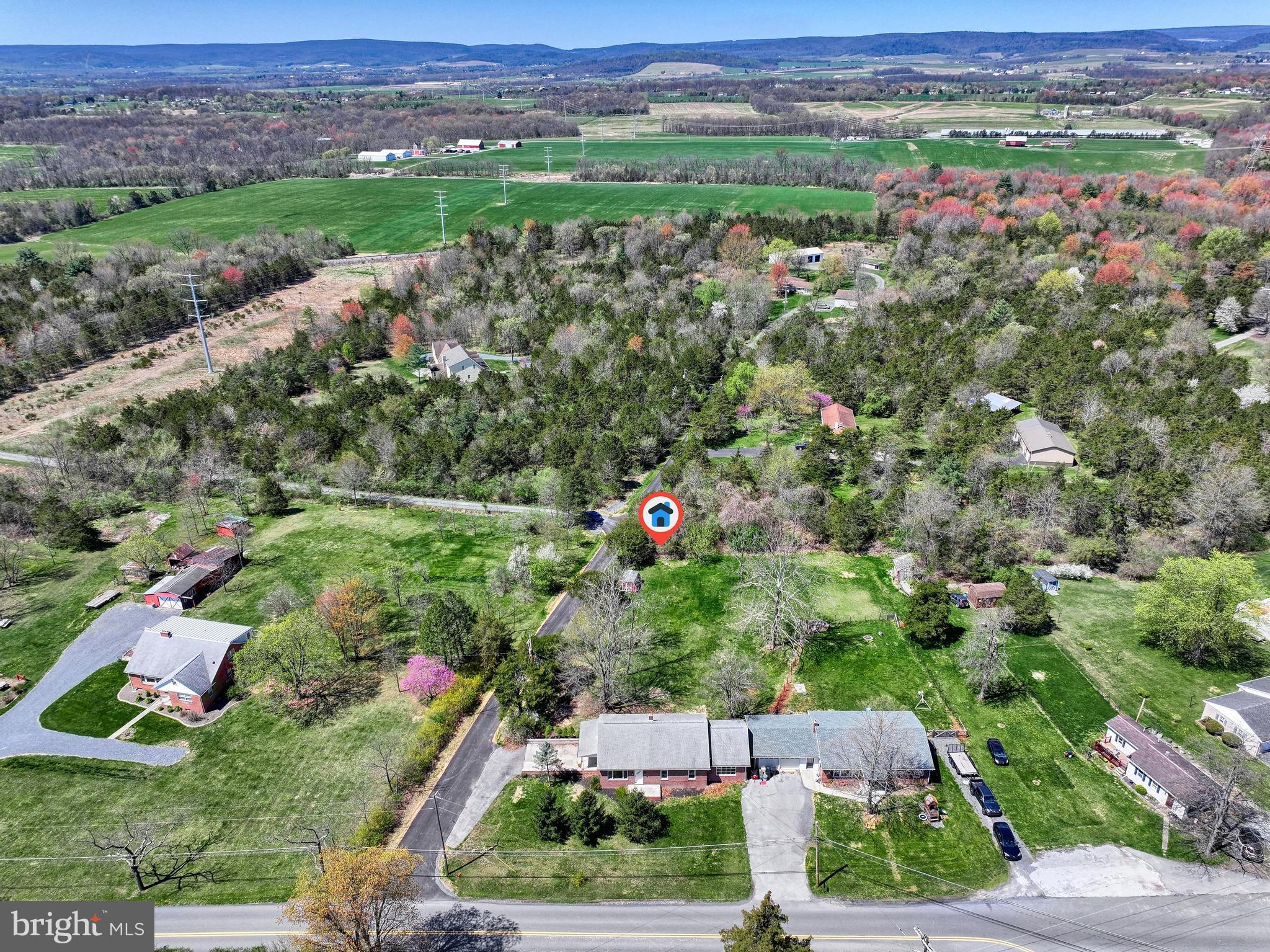 35 Herrs Ridge Road Gettysburg, PA 17325 - Photo 61 of 66 an aerial view of a houses with a yard and lake view