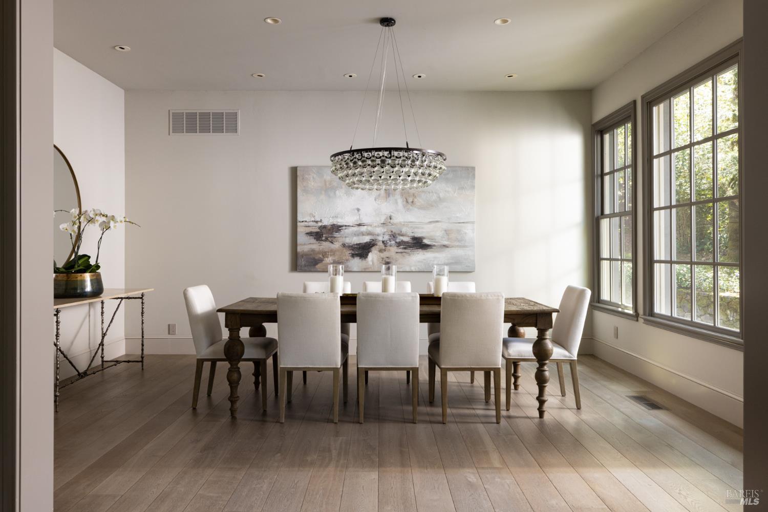 4504 Redwood Road Napa, CA 94558 - Photo 12 of 57 a view of a dining room with furniture window and wooden floor