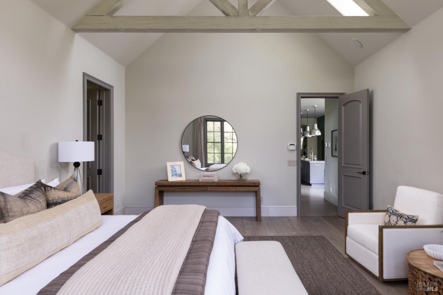 4504 Redwood Road Napa, CA 94558 - Photo 26 of 57 a bedroom with a bed couch and dresser