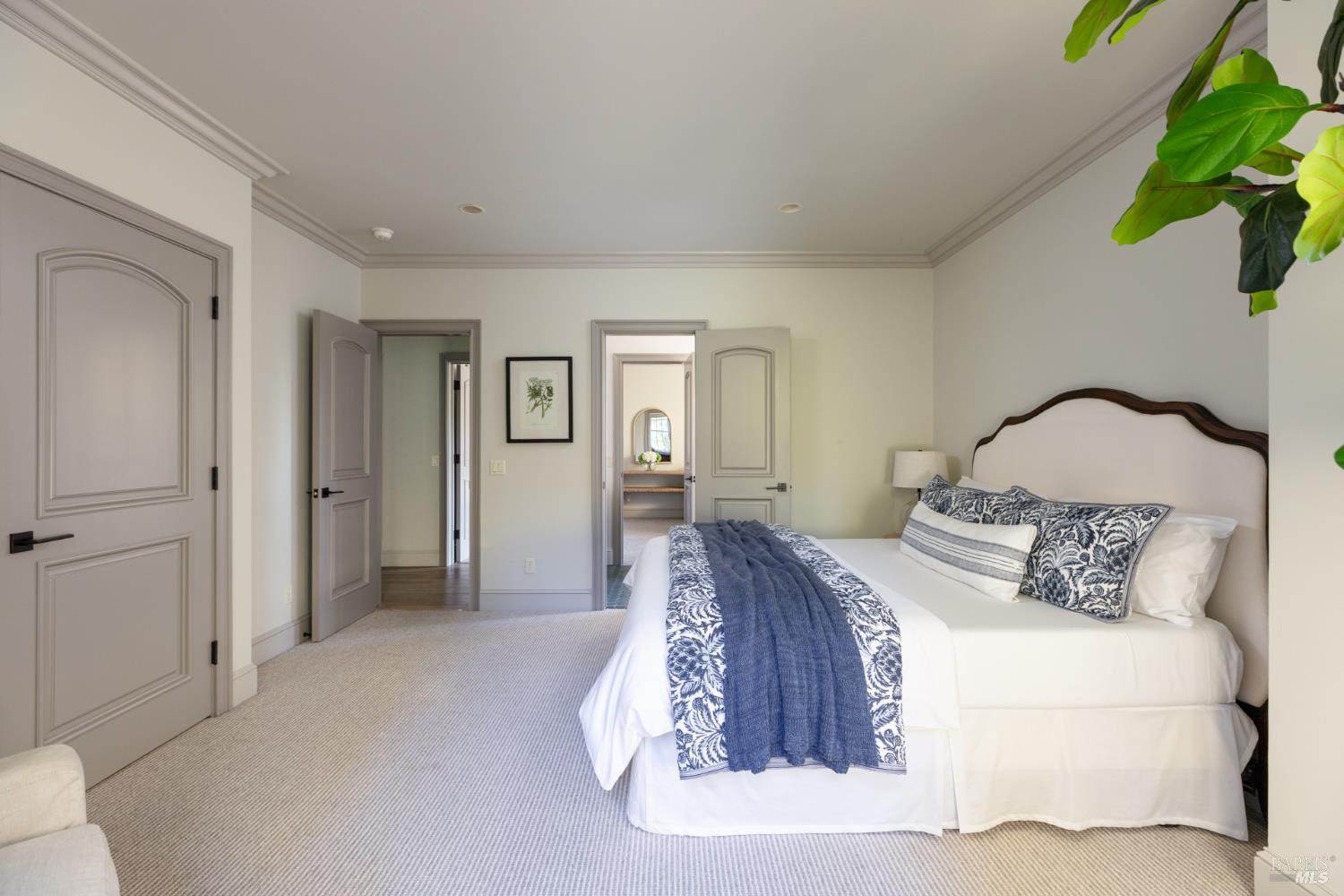 4504 Redwood Road Napa, CA 94558 - Photo 38 of 57 a bedroom with a bed and with mirror