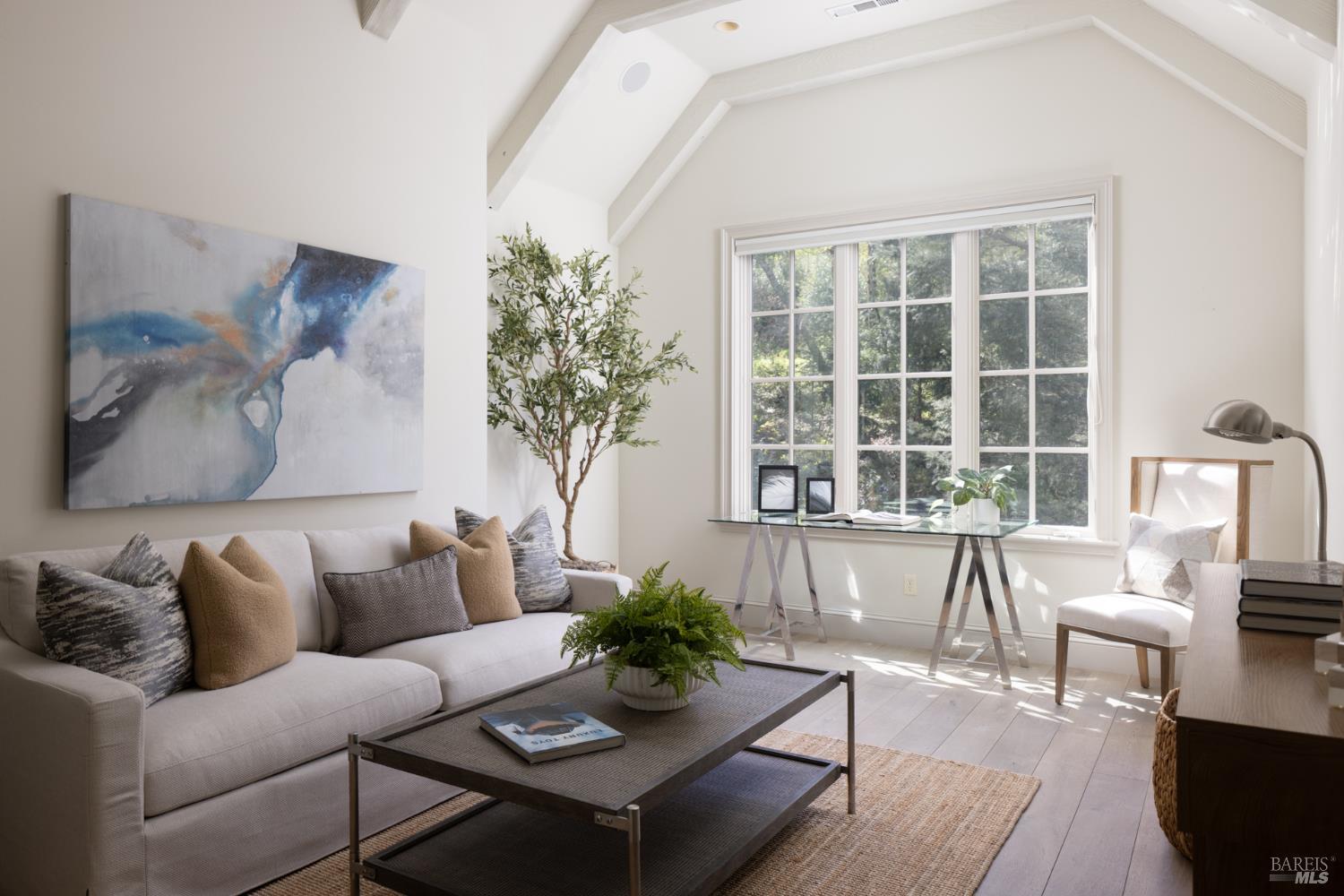4504 Redwood Road Napa, CA 94558 - Photo 40 of 57 a living room with furniture and a large window