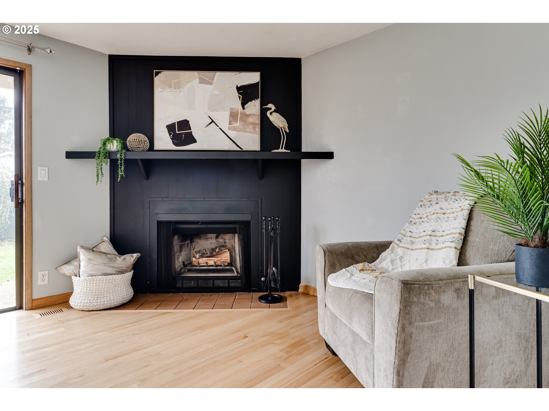 1555 Fetters Loop Eugene, OR 97402 - Photo 11 of 25 a living room with furniture and a fireplace