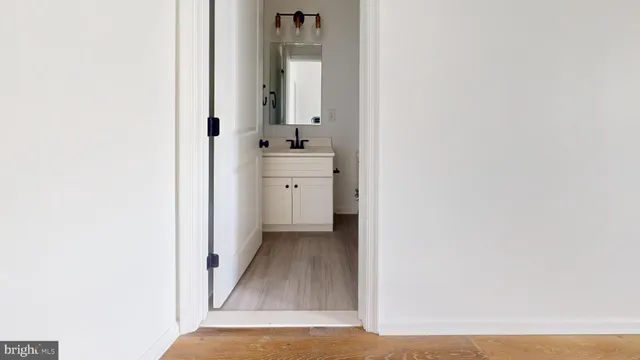 a view of a bathroom with sink