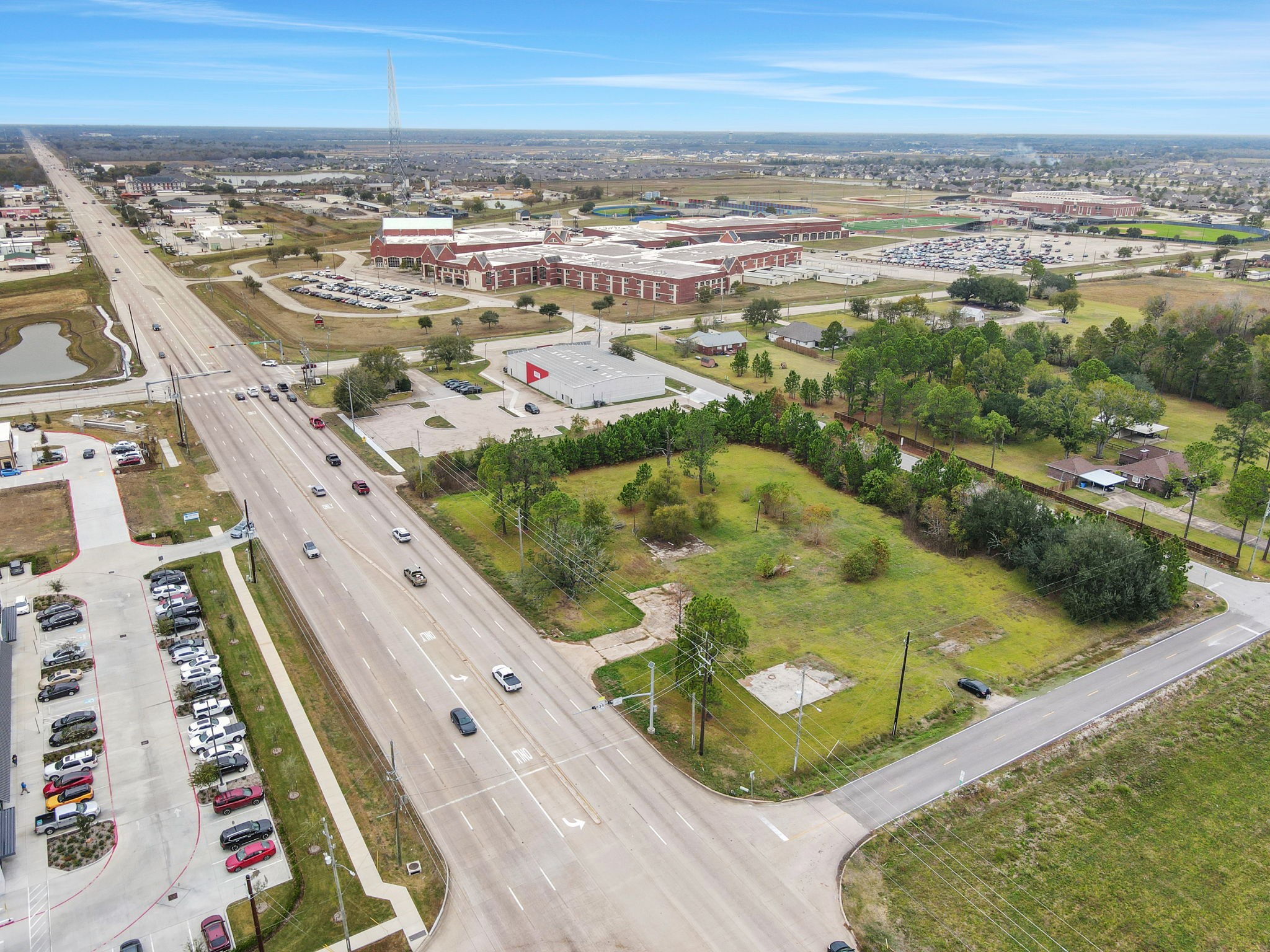 0 Morris Avenue Manvel, TX 77578 - Photo 3 of 11 an aerial view of residential houses with outdoor space