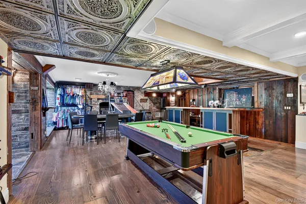 a room with furniture and wooden floor