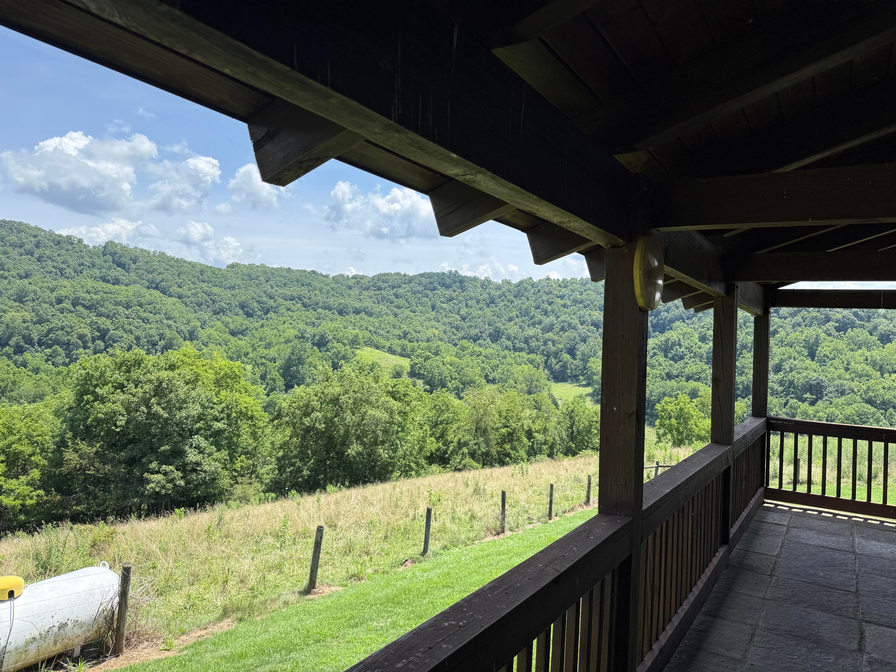886 Trout Run Road Asbury, WV 24916 - Photo 51 of 99 View from Back Porch