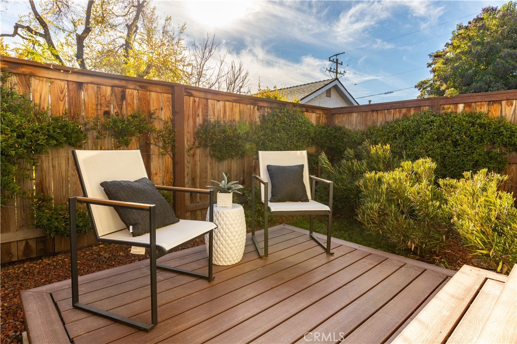 2145 Park Paso Robles, CA 93446 - Photo 32 of 60 2147 Park - Back Yard STAGED (prior to current tenant)