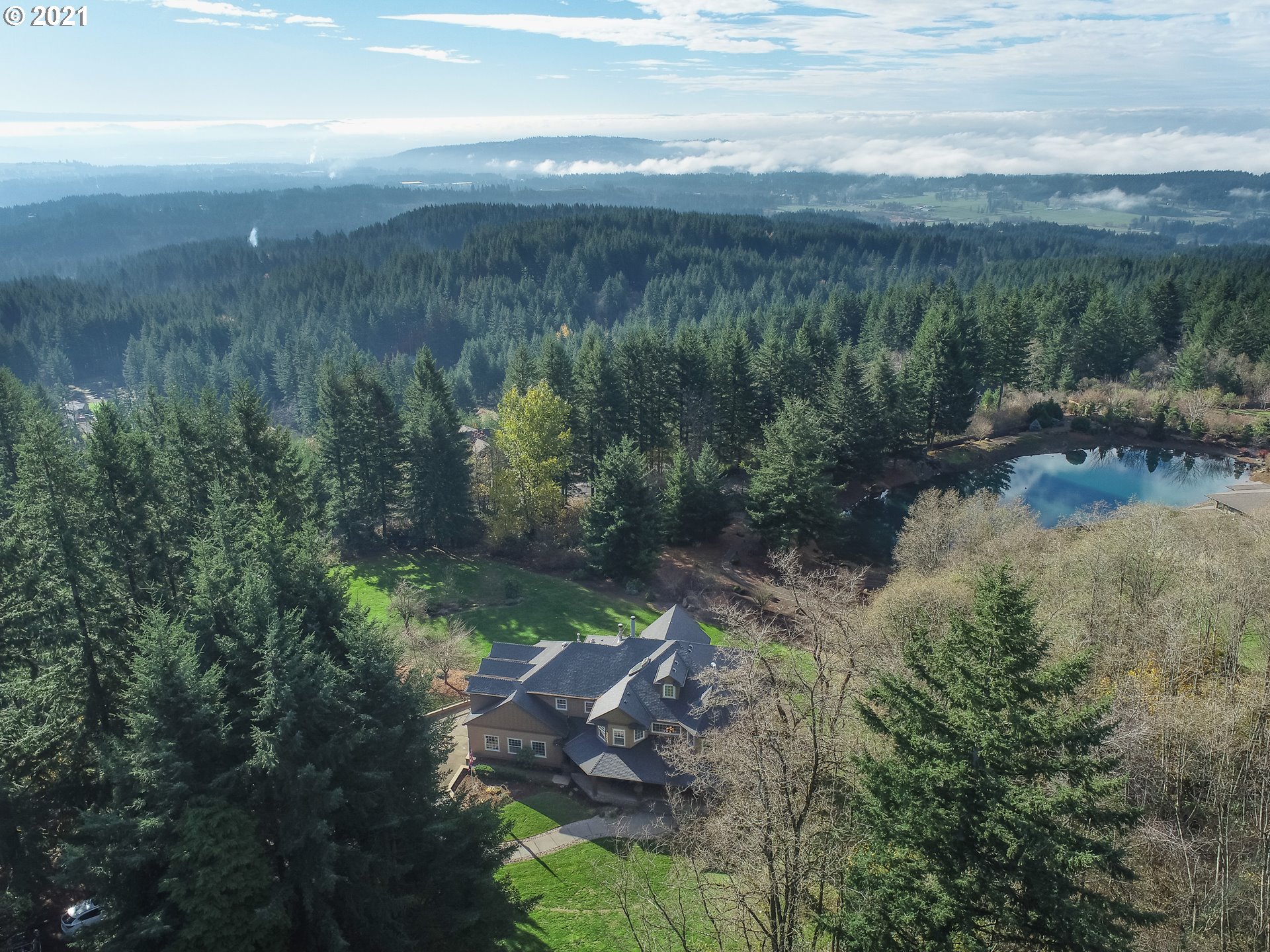 28400 Northeast Hancock Road Camas, WA 98607 - Photo 31 of 32 a view of a lush green forest with lots of trees