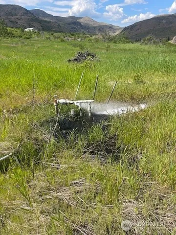 a view of a lake with a city