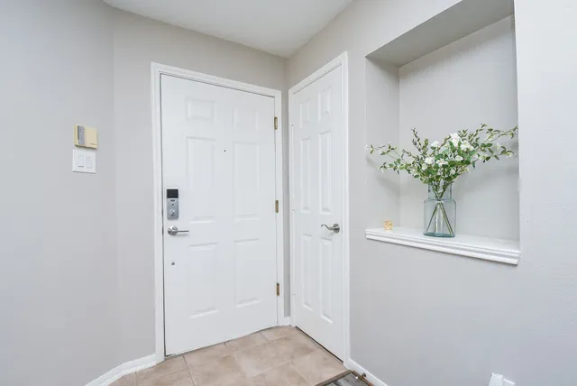 a view of a small space